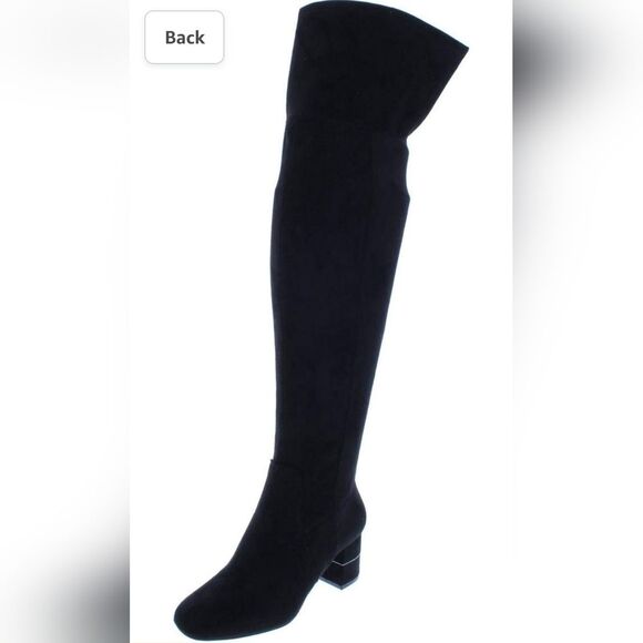 Alfani Women's Novaa Closed Toe Over Knee Fashion Suede  Boots Black, Size 6.0 M - Picture 2 of 14